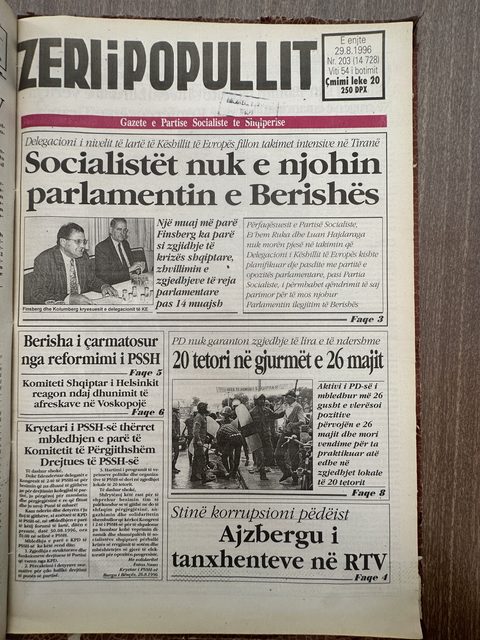 Zëri i Popullit 1996-08-29