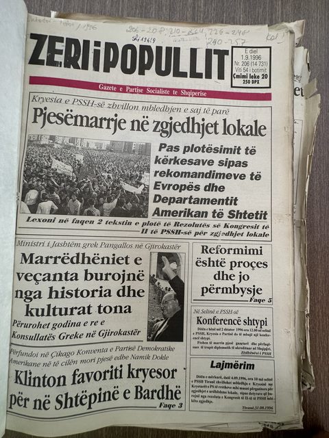 Zëri i Popullit 1996-09-01