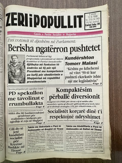 Zëri i Popullit 1996-09-12