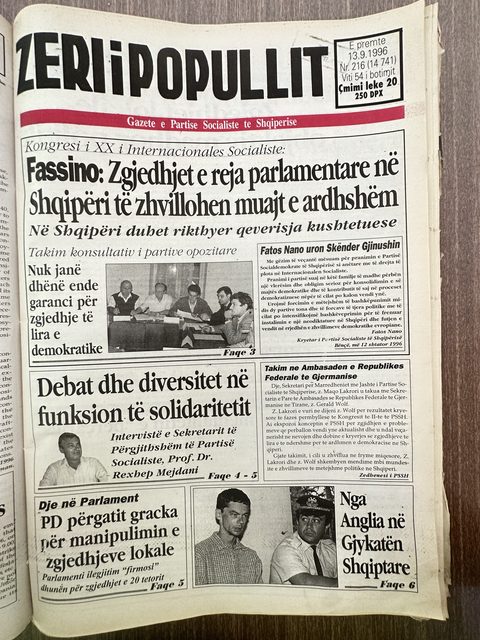 Zëri i Popullit 1996-09-13
