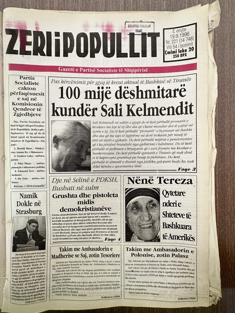Zëri i Popullit 1996-09-19