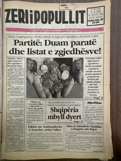 Zëri i Popullit 1996-09-21