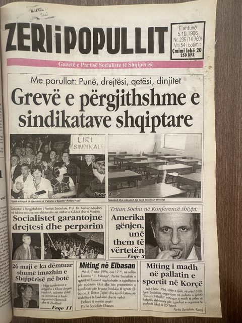 Zëri i Popullit 1996-10-05