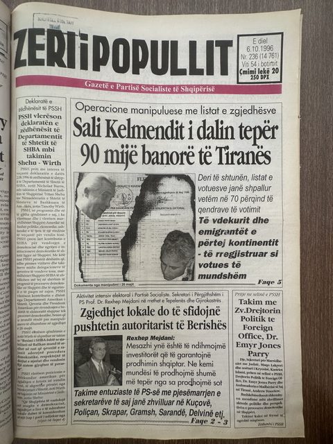 Zëri i Popullit 1996-10-06