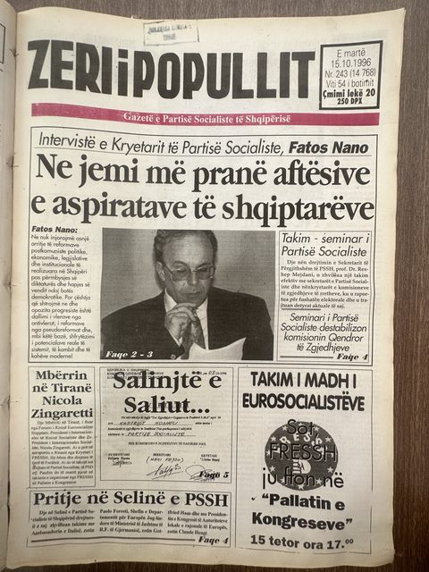 Zëri i Popullit 1996-10-15