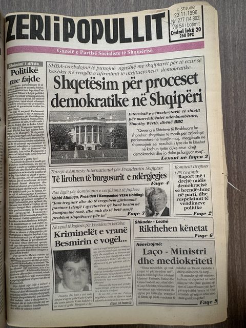 Zëri i Popullit 1996-11-23