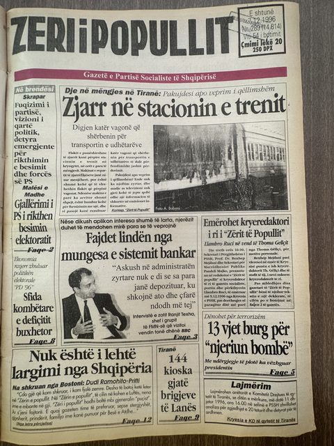 Zëri i Popullit 1996-07-20