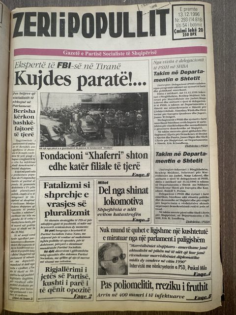 Zëri i Popullit 1996-12-13