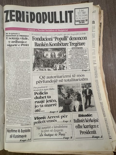 Zëri i Popullit 1997-01-12