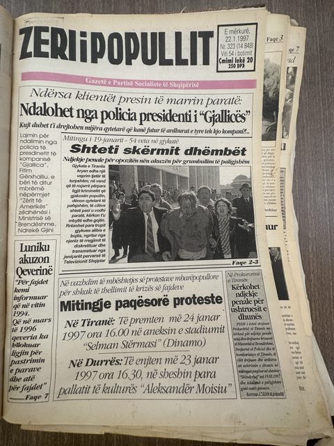 Zëri i Popullit 1997-01-22