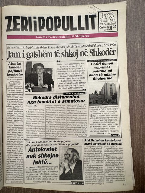 Zëri i Popullit 1997-04-08