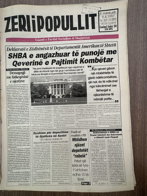 Zëri i Popullit 1997-04-09