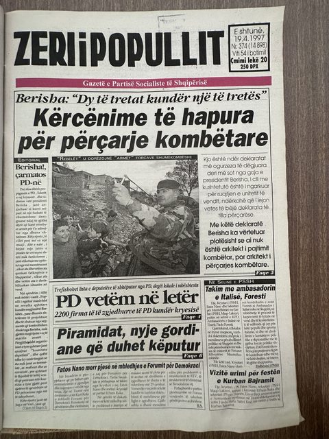 Zëri i Popullit 1997-04-19
