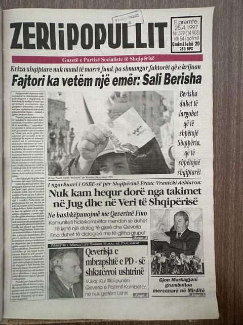 Zëri i Popullit 1997-04-25