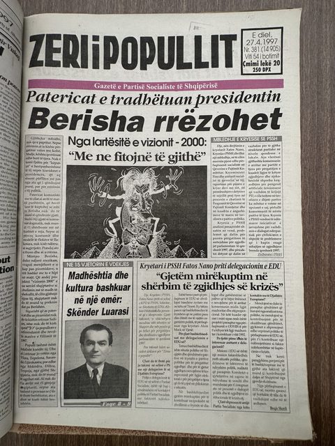 Zëri i Popullit 1997-04-27
