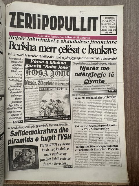 Zëri i Popullit 1997-04-29