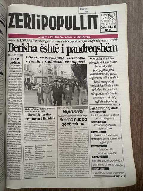 Zëri i Popullit 1997-05-07