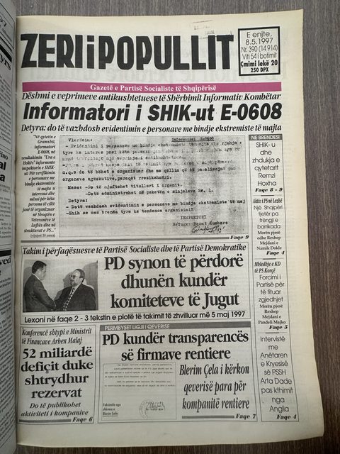 Zëri i Popullit 1997-05-08