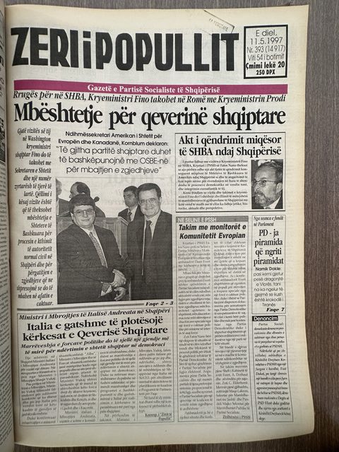 Zëri i Popullit 1997-05-11