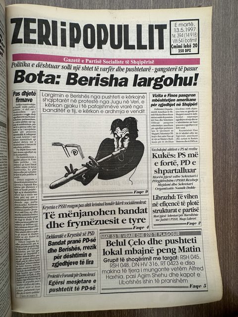 Zëri i Popullit 1997-05-13