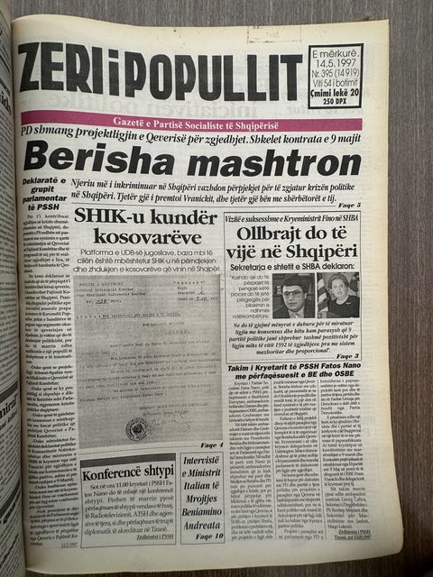 Zëri i Popullit 1997-05-14