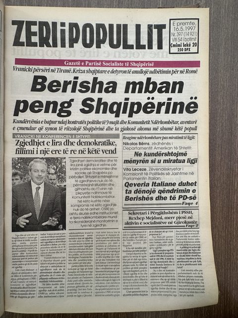 Zëri i Popullit 1997-05-16