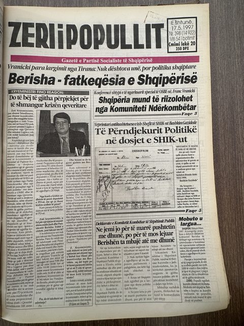 Zëri i Popullit 1997-05-17