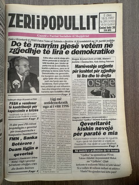 Zëri i Popullit 1997-05-18