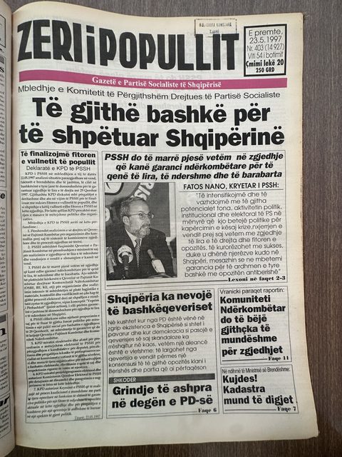 Zëri i Popullit 1997-05-23