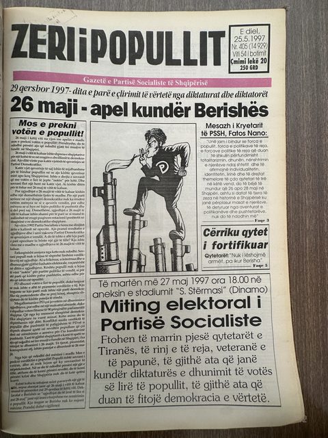 Zëri i Popullit 1997-05-25