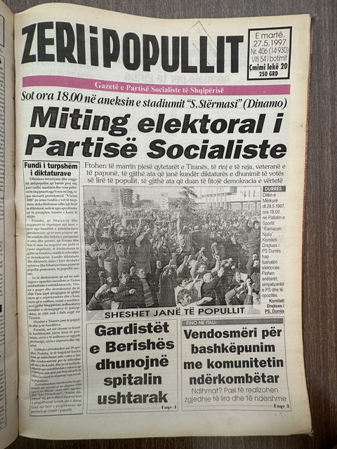 Zëri i Popullit 1997-05-27