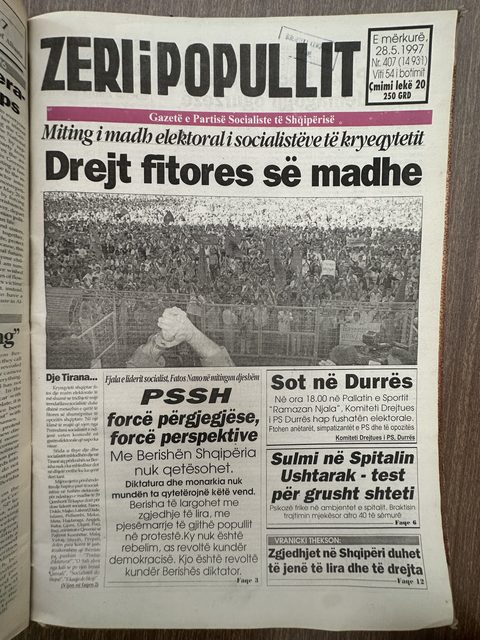 Zëri i Popullit 1997-05-28