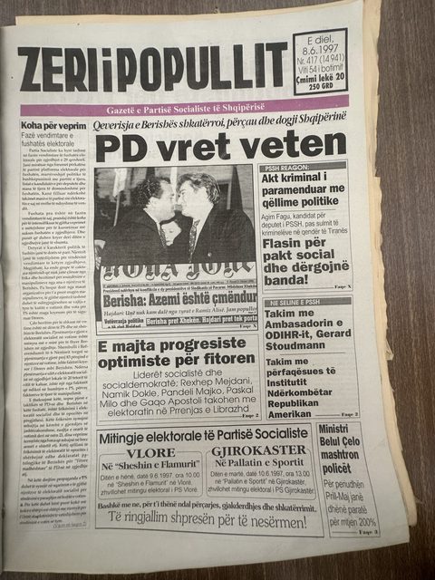 Zëri i Popullit 1997-06-08