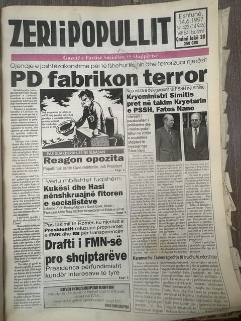 Zëri i Popullit 1997-06-14