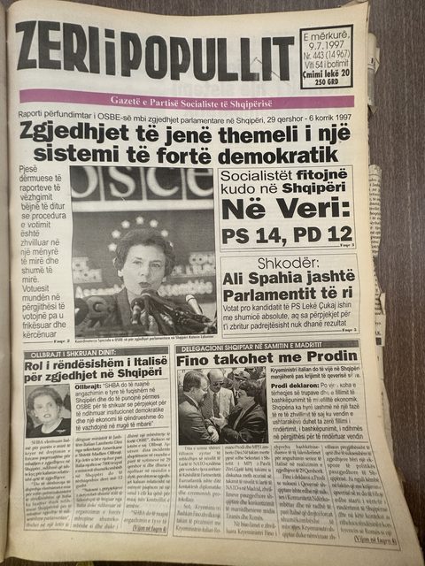 Zëri i Popullit 1997-07-09