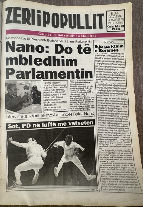 Zëri i Popullit 1997-07-20