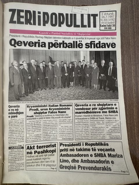 Zëri i Popullit 1997-07-26