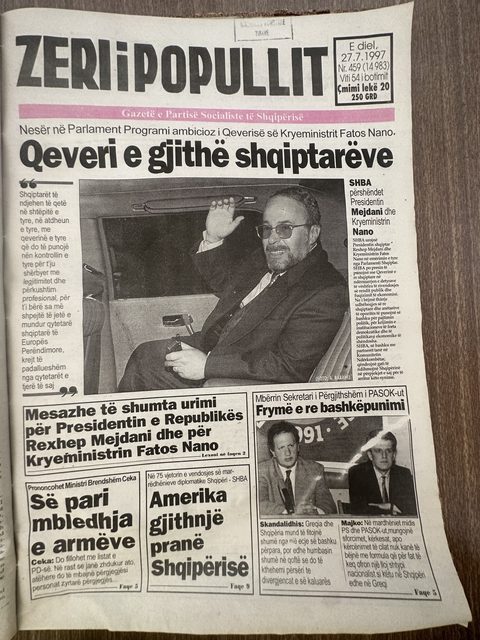 Zëri i Popullit 1997-07-27