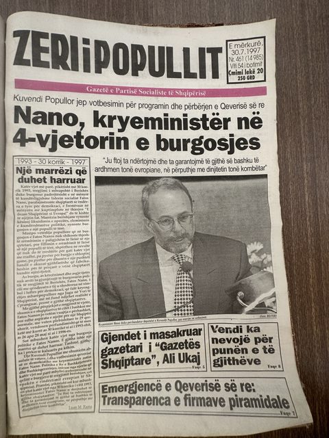 Zëri i Popullit 1997-07-30