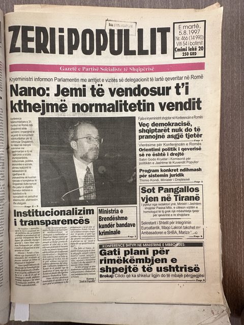 Zëri i Popullit 1997-08-05