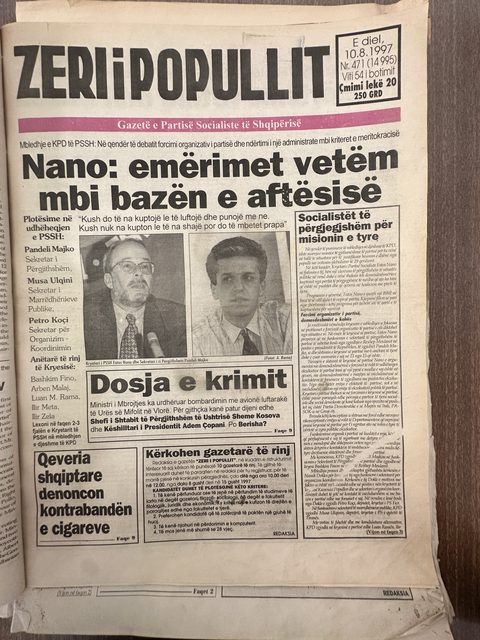 Zëri i Popullit 1997-08-10
