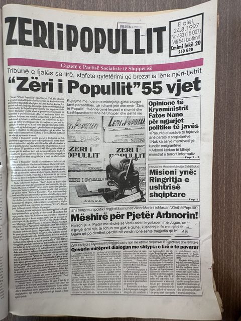 Zëri i Popullit 1997-08-24