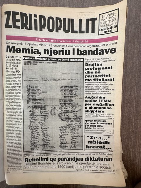 Zëri i Popullit 1997-08-26