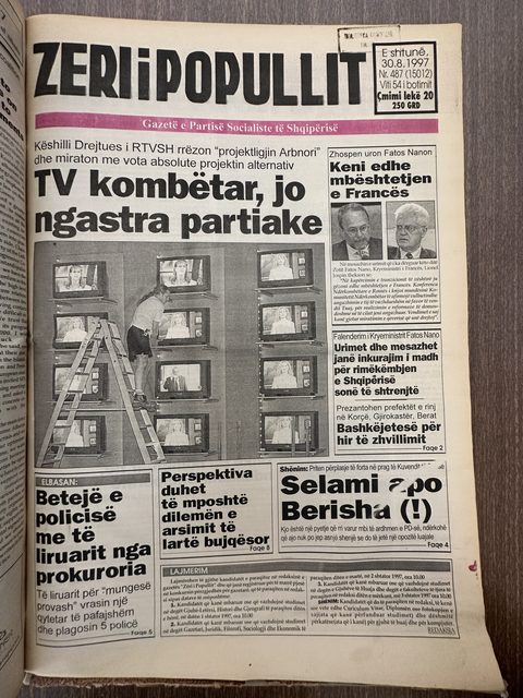 Zëri i Popullit 1997-08-30