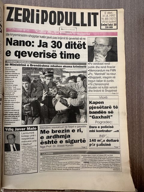 Zëri i Popullit 1997-08-31