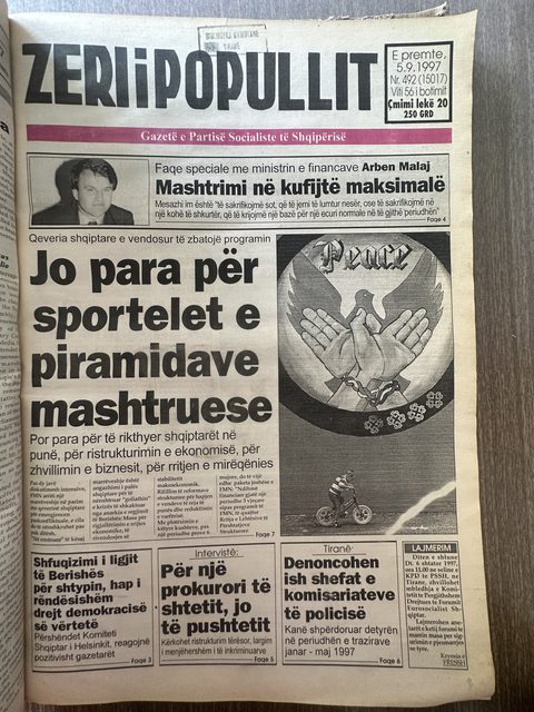 Zëri i Popullit 1997-09-05