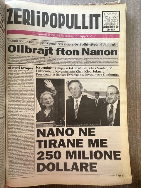 Zëri i Popullit 1997-09-12