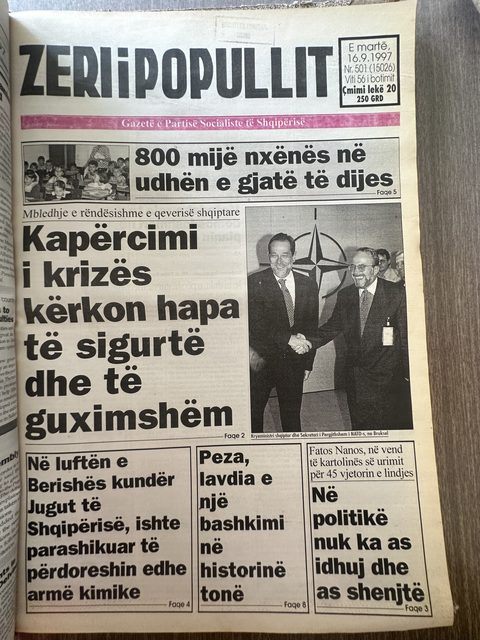 Zëri i Popullit 1997-09-16