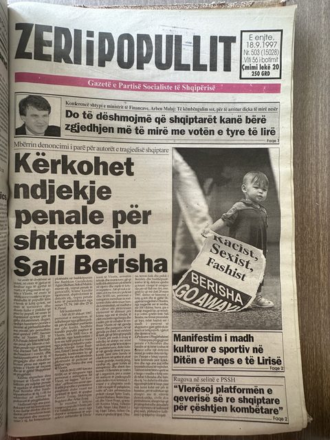 Zëri i Popullit 1997-09-18
