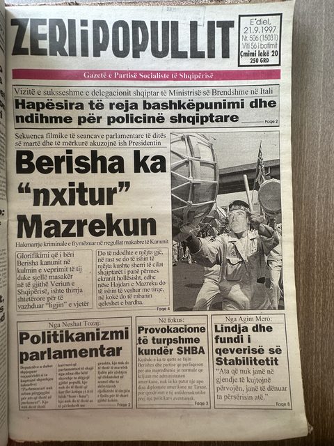 Zëri i Popullit 1997-09-21